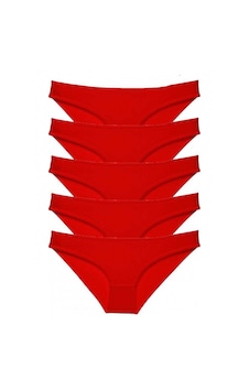 Royaleks 5 Adet Süper Eko Set Likralı Kadın Slip Külot Kırmızı (554160715)-S Kırmızı Royaleks 5 Adet Süper Eko Set Likralı Kadın Slip Külot Kırmızı (554160715)-S Kırmızı