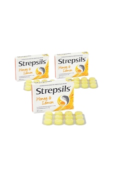 Strepsils Bal-Limon Aromalı 24 Pastil 3 Adet