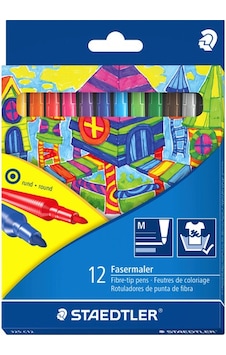 Staedtler Keçeli Kalem Noris Clup 12Li C12 Staedtler Keçeli Kalem Noris Clup 12Li C12