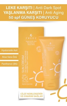 Freez Leke Ve Koruyucu Güneş Kremi SPF50+ 50 ML