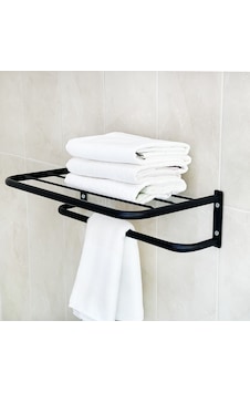 Banyo Rafı Havluluk Otel Banyo 3003 Siyah Banyo Rafı Havluluk Otel Banyo 3003 Siyah