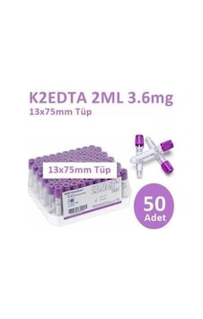 Tıpkimsan Bd Vacutainer Mor Kapak Kan Alma Tüpü 50'li Tıpkimsan Bd Vacutainer Mor Kapak Kan Alma Tüpü 50'li