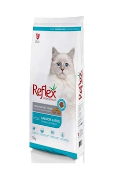 Reflex Kısırlaştırılmış Somonlu Yetişkin Kedi Maması 15 KG Reflex Kısırlaştırılmış Somonlu Yetişkin Kedi Maması 15 KG