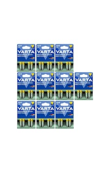 Varta 56703 800 mAh AAA Ni-MH Şarj Edilebilir İnce Kalem Pil 4 x 10'lu + Pil Kutusu Varta 56703 800 mAh AAA Ni-MH Şarj Edilebilir İnce Kalem Pil 4 x 10'lu + Pil Kutusu