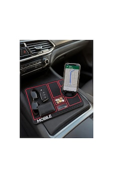 Çok Bölmeli Araç İçi Organizer Mat Kaydırmaz Silikon Telefon Tutuculu Tasarım Standart 92606729 Çok Bölmeli Araç İçi Organizer Mat Kaydırmaz Silikon Telefon Tutuculu Tasarım Standart 92606729