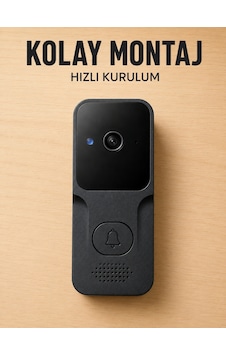 Akıllı Görüntülü Kapı Zili Hd Kamera, Hareket Bildirimi Ve Kablosuz Kurulum Diğer Akıllı Görüntülü Kapı Zili Hd Kamera, Hareket Bildirimi Ve Kablosuz Kurulum Diğer