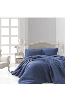 Şaheser Home Collection Jakarlı Yatak Örtüsü Seti Liv Lacivert Çok Renkli Şaheser Home Collection Jakarlı Yatak Örtüsü Seti Liv Lacivert Çok Renkli