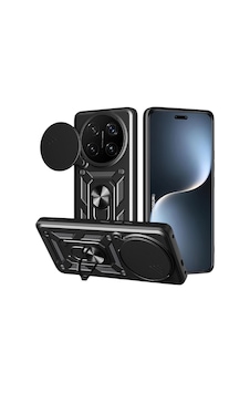 Honor Magic 7 Pro Uyumlu Tank Kılıf - Yüzüklü Standlı Extra Koruma Zırhlı Outdoor Kapak-siyah Siyah Honor Magic 7 Pro Uyumlu Tank Kılıf - Yüzüklü Standlı Extra Koruma Zırhlı Outdoor Kapak-siyah Siyah