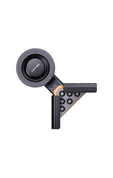 Lenyes Cr210 360 Dönebilen V Köşeli Magnetik Araç İçi Telefon Tutucu Siyah
