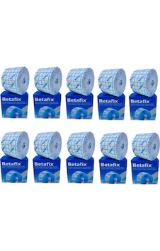 Betafix Esnek Sabitleme Bandı Fix Flaster Bant 10m x 5cm 10 Adet Betafix Esnek Sabitleme Bandı Fix Flaster Bant 10m x 5cm 10 Adet
