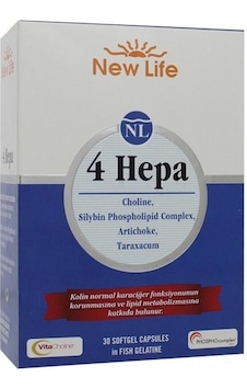 New Life 4 Hepa 30 Yumuşak Kapsül 7640128140931 New Life 4 Hepa 30 Yumuşak Kapsül 7640128140931