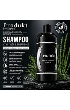 Produkt By Tanzade At Kuyruğu & Biberiye Özlü Güçlendirici Şampuan 1000 Ml Tüm Saç Tipleri