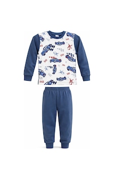 Remsa Erkek Çocuk Pamuklu Desenli Pijama Takımı 6068-16 İndigo İndigo Remsa Erkek Çocuk Pamuklu Desenli Pijama Takımı 6068-16 İndigo İndigo