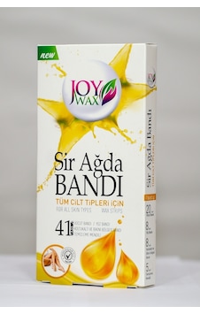 Joy Wax Naturel Tüm Ciltler için Sir Ağda Bantları 41'li Joy Wax Naturel Tüm Ciltler için Sir Ağda Bantları 41'li