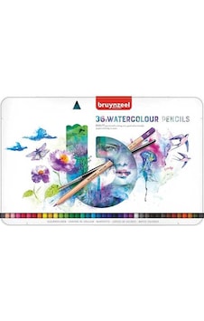 Bruynzeel Suluboya Kalemi Aquarel 36'lı Teneke Kutu Bruynzeel Suluboya Kalemi Aquarel 36'lı Teneke Kutu