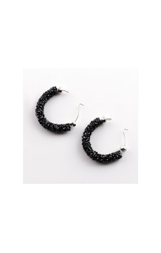 Zenviac456 Swarovski Fitil Küpe Zenviac45678 Siyah Zenviac456 Swarovski Fitil Küpe Zenviac45678 Siyah