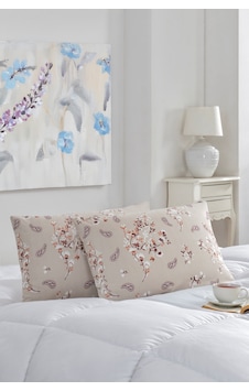 Marla Home 2'li Yastık Kılıfı Pamuklu 50x70 Cm Bej Bahar Marla Home 2'li Yastık Kılıfı Pamuklu 50x70 Cm Bej Bahar