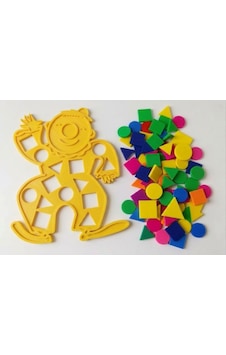 Eğitici Geometrik Şekiller - Renkli Şekil Eşleştirme - Zeka Geliştirici Çocuk Puzzle - Sarı Eğitici Geometrik Şekiller - Renkli Şekil Eşleştirme - Zeka Geliştirici Çocuk Puzzle - Sarı