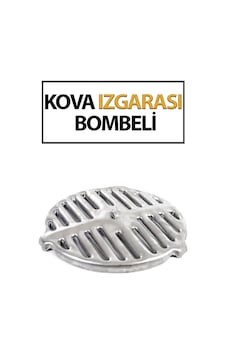 Soba Kova Izgarası Bombeli Kalın Saç. Çapı 26 Cm