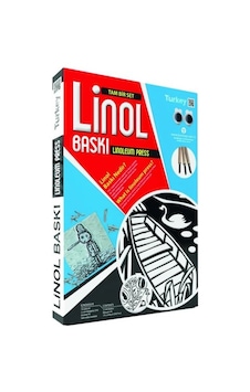 Kumtoys Linol Baskı Seti 20 x 30 CM Linol Seti Linol + Boya + Oyma