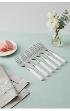 6 Lı Paslanmaz Çelik Soft Beyaz Yemek Çatalı Seti Diğer 6 Lı Paslanmaz Çelik Soft Beyaz Yemek Çatalı Seti Diğer