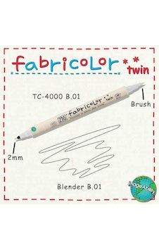 Zig Fabricolor Twin Çift Uçlu Kumaş Boyama Kalemi Blender Renk A Zig Fabricolor Twin Çift Uçlu Kumaş Boyama Kalemi Blender Renk A