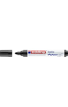 Edding 4500 Kumaş Kalemi - Siyah - 2-3Mm Edding 4500 Kumaş Kalemi - Siyah - 2-3Mm