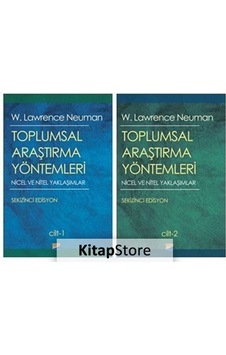 Toplumsal Araştırma Yöntemleri (1-2 Takım) / W. Lawrence Neuman Toplumsal Araştırma Yöntemleri (1-2 Takım) / W. Lawrence Neuman