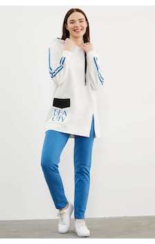 Sementa 76137 Kapüşonlu Oversize Eşofman Takım Mavi Sementa 76137 Kapüşonlu Oversize Eşofman Takım Mavi