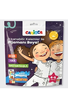 Carioca Boyanabilir Pijama-keçeli Kalem 4-5 Yaş Ln-80011 Mavi Carioca Boyanabilir Pijama-keçeli Kalem 4-5 Yaş Ln-80011 Mavi