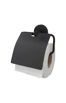 Siyah Geniş Kapaklı Tuvalet Kâğıtlığı Wc Kağıtlık Tuvalet Kağıdı Askısı Diğer Siyah Geniş Kapaklı Tuvalet Kâğıtlığı Wc Kağıtlık Tuvalet Kağıdı Askısı Diğer