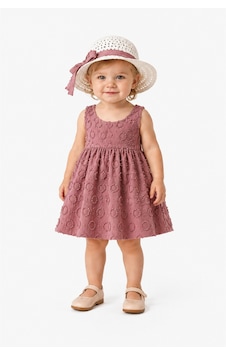 Chicsy Baby Kız Bebek Kabartma Desenli Elbise Şapkalı Yazlık Elbise Sırt Fiyonk Detaylı Pamuklu 2 Parça Bebek Takımı Mor Chicsy Baby Kız Bebek Kabartma Desenli Elbise Şapkalı Yazlık Elbise Sırt Fiyonk Detaylı Pamuklu 2 Parça Bebek Takımı Mor