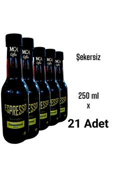 Mca Espresso Soğuk Kahve Şekersiz 250 Ml X 21 Adet Mca Espresso Soğuk Kahve Şekersiz 250 Ml X 21 Adet