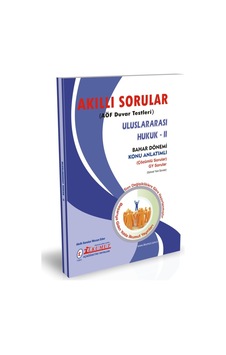 İlkumut Yayınları - Uluslararası Hukuk - 2 Konu Anlatımlı Ve Çözümlü Sorular