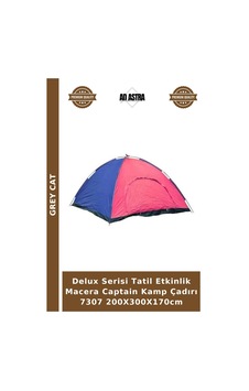 Delux Serisi Tatil Etkinlik Macera Captain Kamp Çadırı 7307 200x300x170cm Standart Delux Serisi Tatil Etkinlik Macera Captain Kamp Çadırı 7307 200x300x170cm Standart