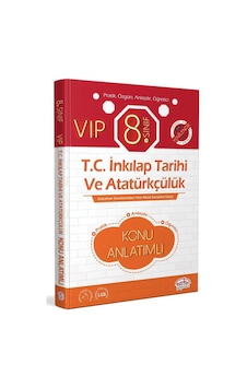 8.Sınıf VIP T.C. İnkılap Tarihi ve Atatürkçülük Konu Anlatımı - Editör 8.Sınıf VIP T.C. İnkılap Tarihi ve Atatürkçülük Konu Anlatımı - Editör