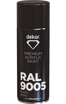 Dekor Sprey Boya Parlak Siyah 400ml -653 Dekor Sprey Boya Parlak Siyah 400ml -653