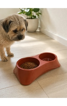 İkili Model Beton Kedi Köpek Mama Ve Su Kabı 24cm 12cm 5cm - Kiremit İkili Model Beton Kedi Köpek Mama Ve Su Kabı 24cm 12cm 5cm - Kiremit