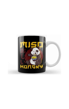 Cute Anime Panda Bear Miso Hungry Pun Kawaii Kupa Bardak Porselen Karışık Cute Anime Panda Bear Miso Hungry Pun Kawaii Kupa Bardak Porselen Karışık