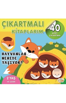 Çıkartmalı Kitaplarım-hayvanlar Nerede Yaşıyor Çıkartmalı Kitaplarım-hayvanlar Nerede Yaşıyor
