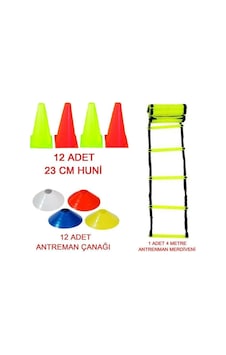 Leyaton Turuncu Antrenman Seti 4 Metre Merdiven + Huni + Küçük Çanak Seti, Tek Ebat, Frk20021, Karışık Çok Renkli Leyaton Turuncu Antrenman Seti 4 Metre Merdiven + Huni + Küçük Çanak Seti, Tek Ebat, Frk20021, Karışık Çok Renkli