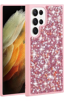 Samsung Galaxy Uyumlu S23 Ultra Kılıf Parlak Taşlı Tasarım Stone Linea Kapak Samsung Galaxy Uyumlu S23 Ultra Kılıf Parlak Taşlı Tasarım Stone Linea Kapak