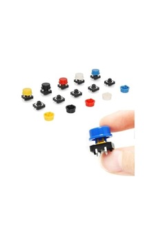 Başlıklı Tact Buton Seti, 12x12mm 25 Adet, 4 Renk Başlıklı Tact Buton Seti, 12x12mm 25 Adet, 4 Renk
