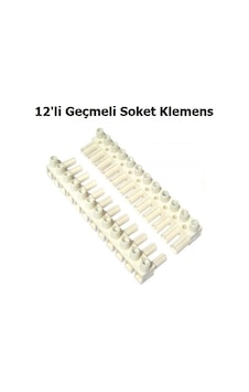 12 Li Geçmeli Soket Klemens 12 Li Geçmeli Soket Klemens