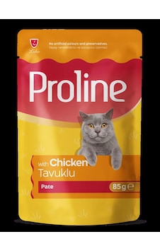 Proline Pouch Tavuklu Yaş Kedi Maması 12 x 85 G Proline Pouch Tavuklu Yaş Kedi Maması 12 x 85 G