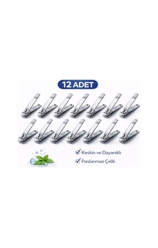İma Büyük Boy Tırnak Makası Profesyonel Nail Clipper 12 Adet İma Büyük Boy Tırnak Makası Profesyonel Nail Clipper 12 Adet