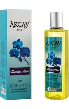 Akçay 70 Derece Unutma Beni Kolonyası Cam Şişe 250 ML (Kutulu) Akçay 70 Derece Unutma Beni Kolonyası Cam Şişe 250 ML (Kutulu)