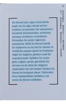 17. İstanbul Bienali - Rehber - Küçük Boy- İstanbul Kültür ve Sanat Vakfı 17. İstanbul Bienali - Rehber - Küçük Boy- İstanbul Kültür ve Sanat Vakfı