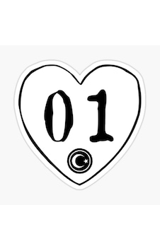 01 Adana Kalp Sticker Oto Araba Etiket