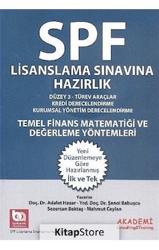 Temel Finans Matematiği ve Değerlendirme Yöntemleri / Spf Lisa . Temel Finans Matematiği ve Değerlendirme Yöntemleri / Spf Lisa .